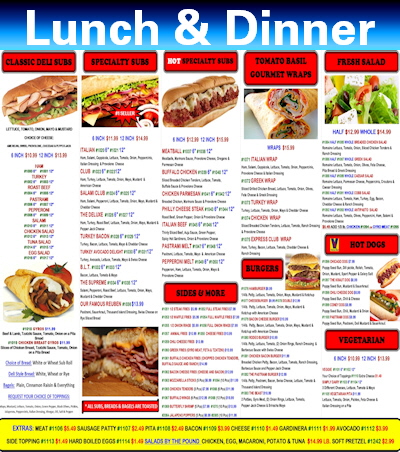 2024 Lunch Menu LINK